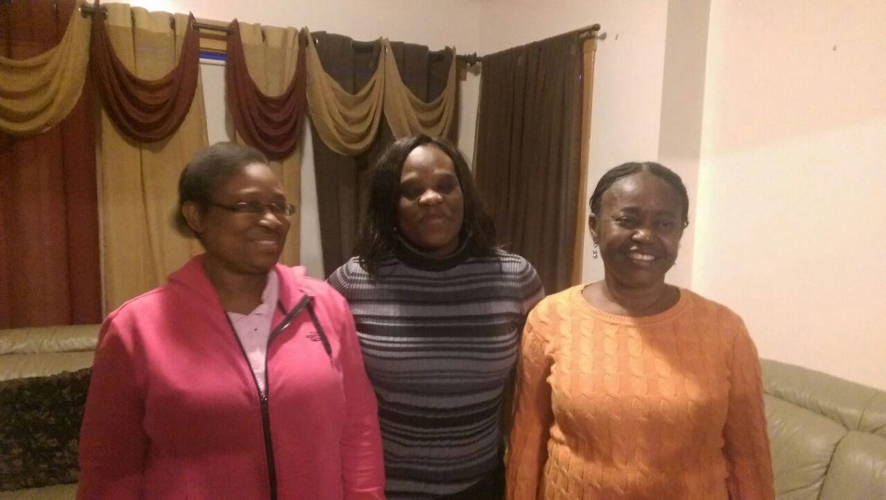 Oludayo Olorundara at home with family