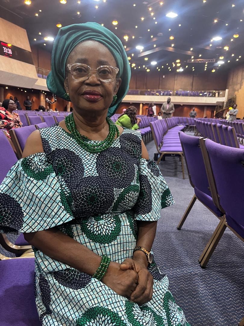 Oludayo Olorundara in the auditorium at church