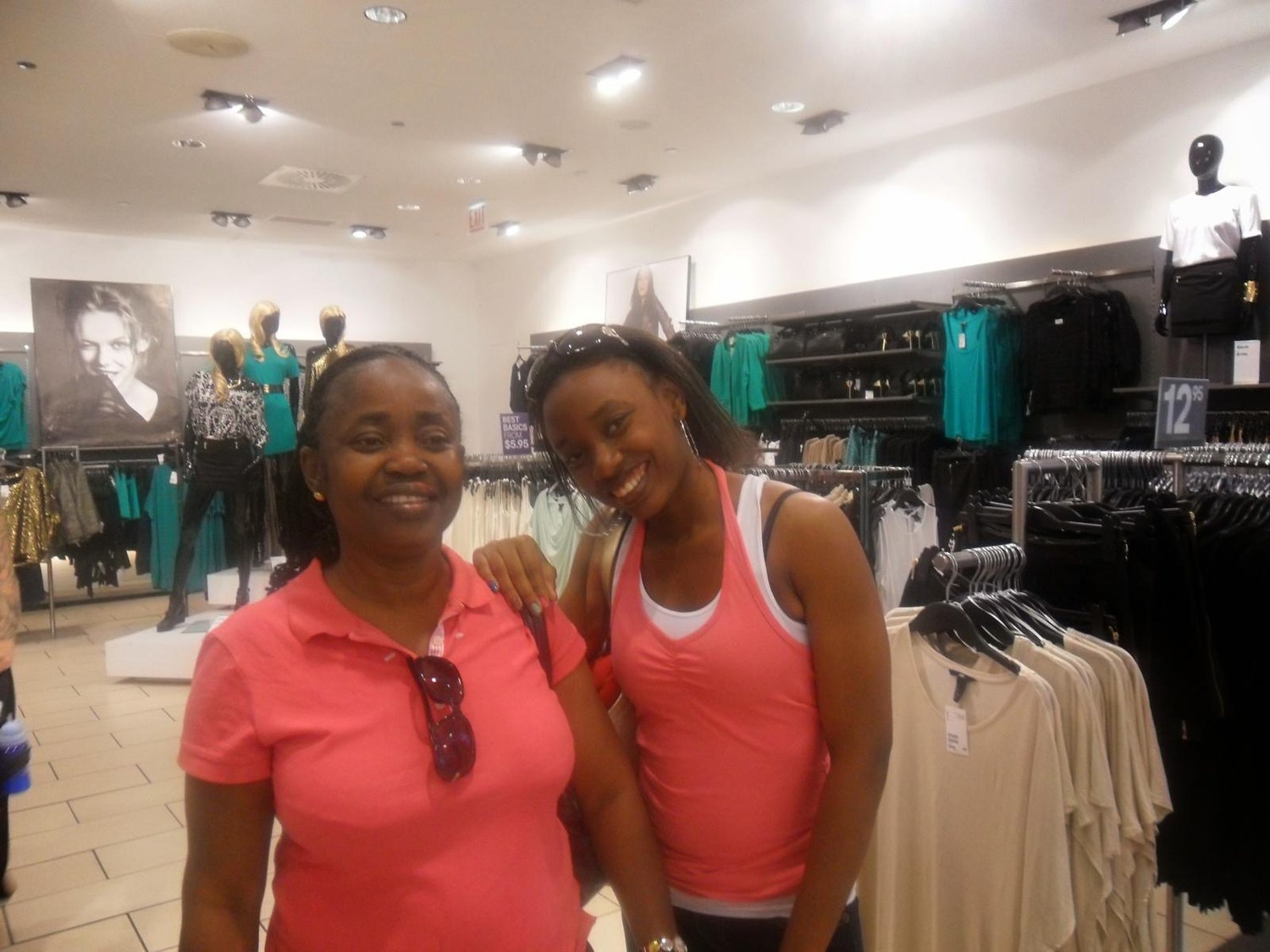 Oludayo Olorundara with her daughter
